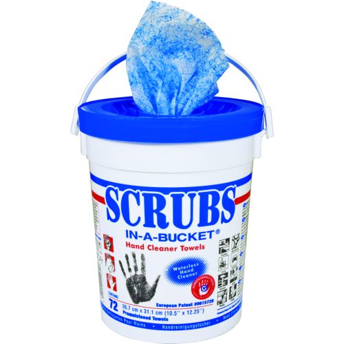 TOALLITAS LIMPIADORAS SCRUBS 72 UNIDADES