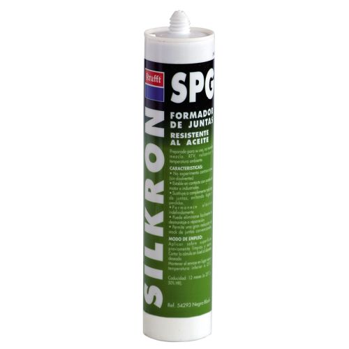 SILICONA ACIDA SILKRON SPG NEGRO 300 ML
