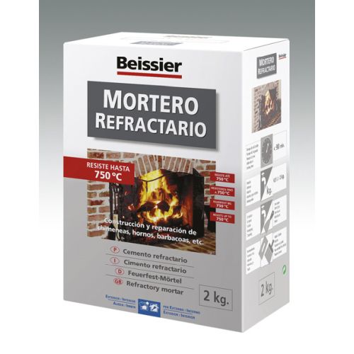 MORTERO REFRACTARIO 2KG BEISSIER