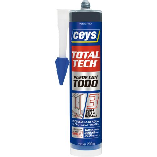 ADHESIVO CEYS MS-TECH NEGRO 290ML