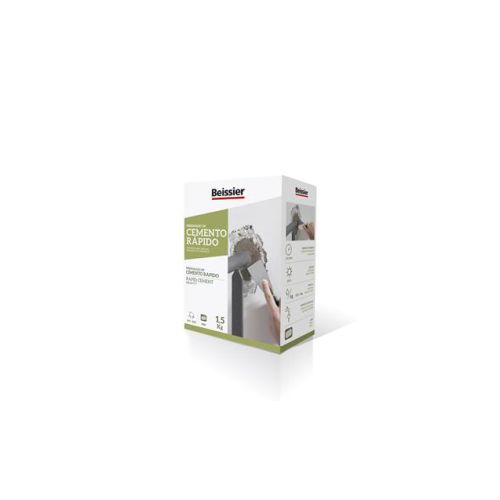 CEMENTO RAPIDO GRIS BEISSIER 1.5KG