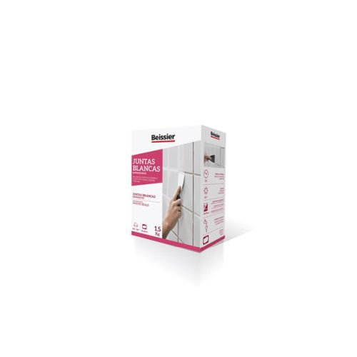 MORTERO PARA JUNTAS BLANCO IMPERMEABLE 1.5KG