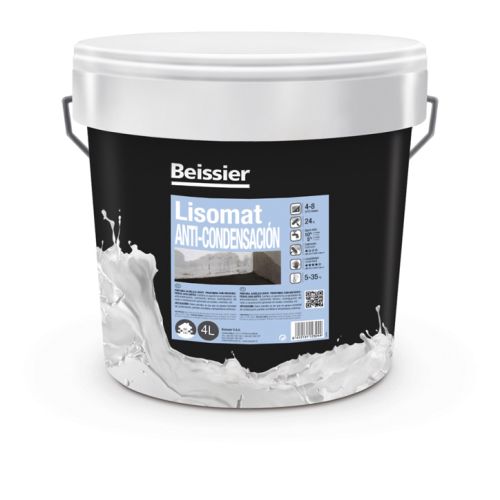 PINTURA ANTIHUMEDAD LISOMAT BLANCO 4L