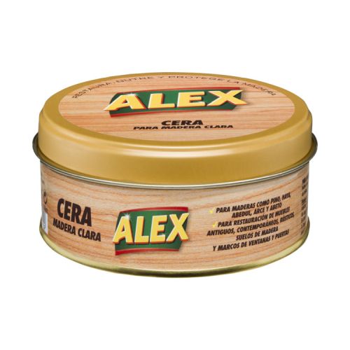 CERA ALEX LATA MADERA CLARA 250GR