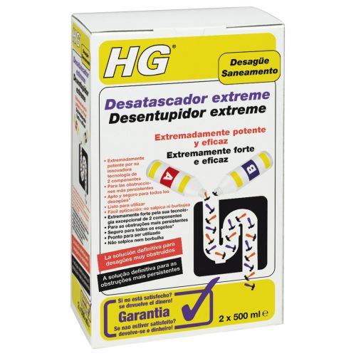 DESATASCADOR HG EXTREME 2 X 0.5L