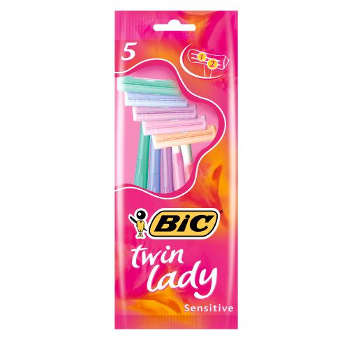 MAQUINILLA DESECHABLE BIC TWIN LADY 5 UNID