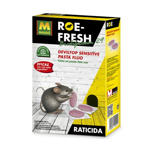 RATICIDA ROE FRESH CEBO FRESCO 150GR