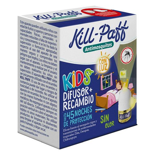 KILL PAFF APARATO + RECAMBIO KIDS ANTI MIEDO
