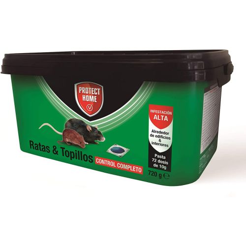 RATICIDA CEBO FRESCO RATA Y TOPILLO CUBO 72X10GR