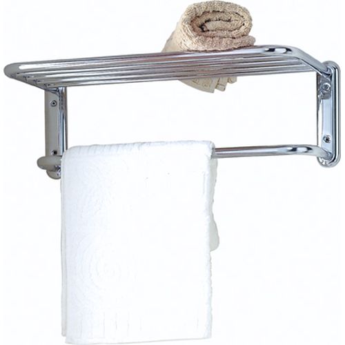 ESTANTE BAÑO ACERO INOX 47.5X16.5X21CM