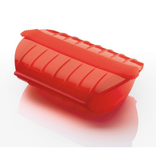 ESTUCHE VAPOR SILICONA ROJO 27X21 BANDEJA LEKUE