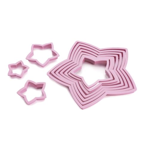 SET 10 CORTAPASTAS PLASTICO ABETO
