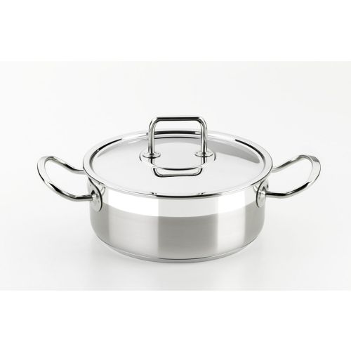 CACEROLA PROFESIONAL INOX CON TAPA 26CM