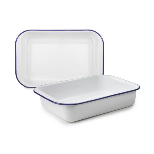 RUSTIDERA ACERO ESMALTADO BLANCA 37CM