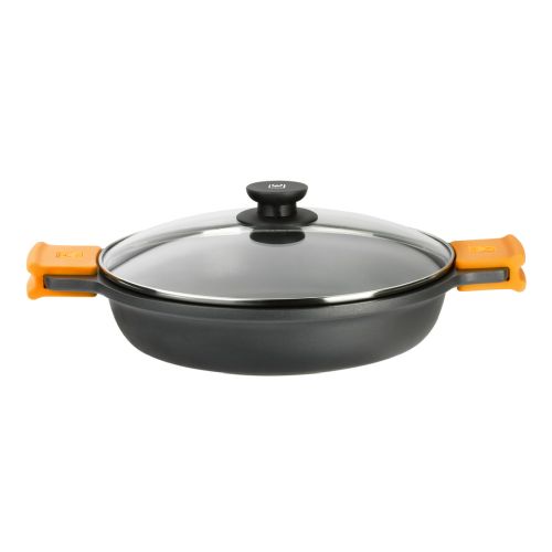 CACEROLA BAJA C/TAPA CRISTAL 30CM EFFICIENT