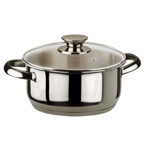 CACEROLA ECCO INOX TAPA CRISTAL 30CM