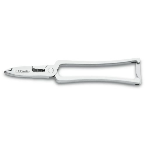 ALICATE MARISCO CON MUELLE Y ANCLAJE INOX 17CM