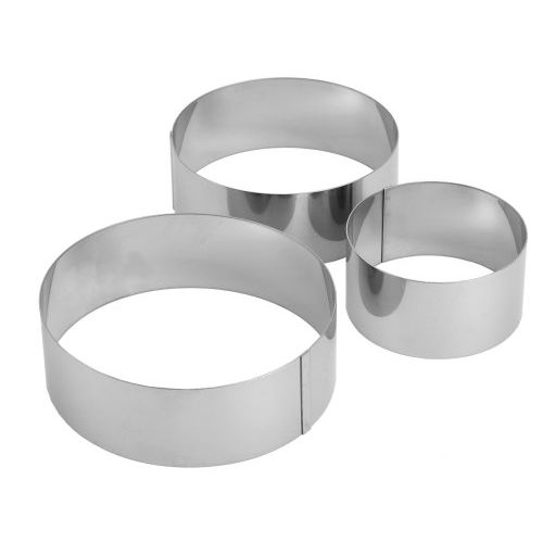 MONTADOR PLATOS REDONDO INOX 8X4,5