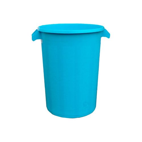 CUBO BASURA SIN TAPA AZUL 100L REFORZADO