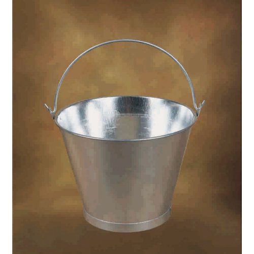 CUBO GALVANIZADO CONICO 11" 27,5 CM 8L