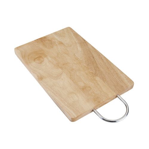 TABLA COCINA MADERA ASA CROMADA 18X29X2
