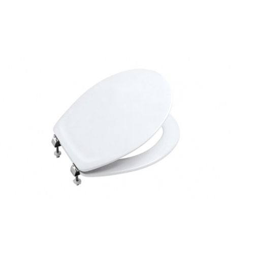 TAPA WC SUPRALIT BISAGRA INOX VICTORIA BLANCO