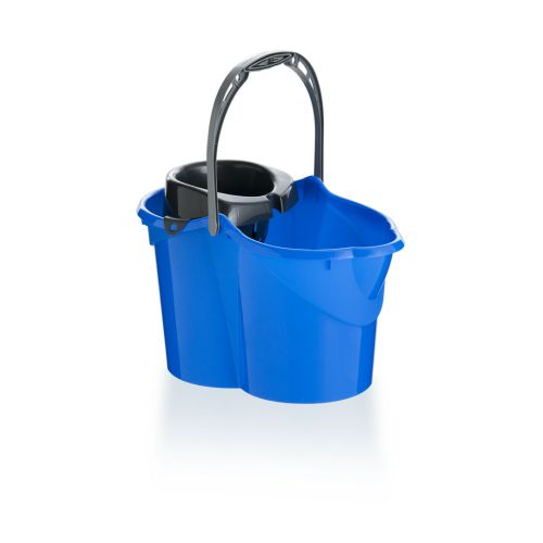 CUBO FREGONA CON ESCURRIDOR 15L AZUL