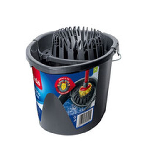 CUBO FREGAR C/ESCURRIDOR 7L. GRIS WRING & GO