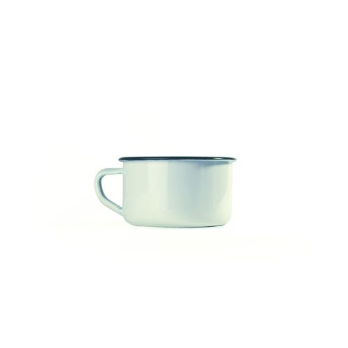 TAZA BLANCA ESMALTE 10CM