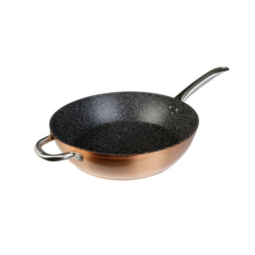 SARTEN ALUMINIO FORJADO HONDA INDUCCION COBRE 32CM