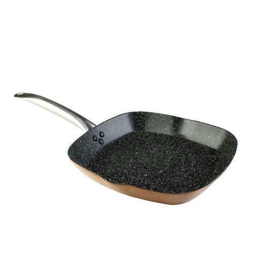 GRILL LISO FORJADO INDUCCION COBRE 28CM