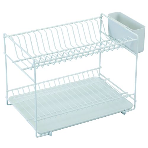 ESCURREPLATOS PEQUEÑO PLASTIFICADO BLANCO