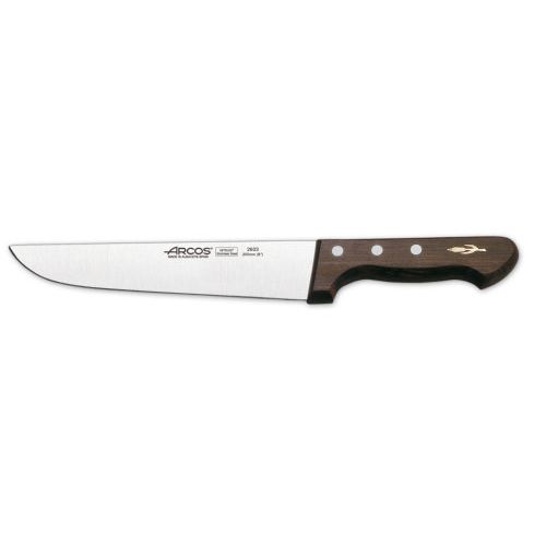 CUCHILLO ARCOS MANGO MADERA CARNICERO 20CM