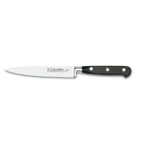 CUCHILLO 3 CLAVELES FORJADO FILETEAR 15CM