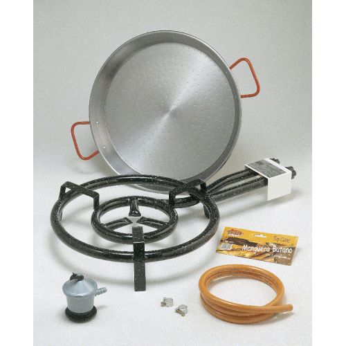 PAELLERO 40CM + PAELLERA + KIT BUTANO