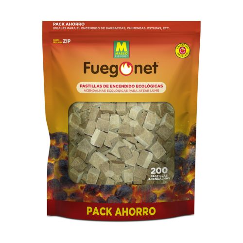 PASTILLA ENCENDIDO ECOLOGICAS BOLSA 200 UNID