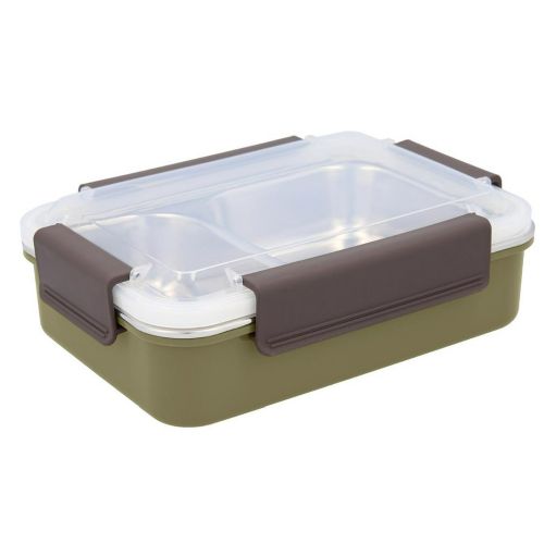 HERMETICO 2 COMPARTIMENTOS INOX 22,5X16X7CM