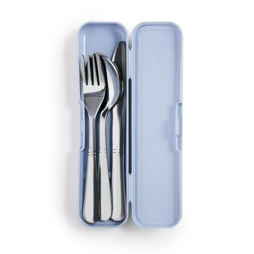 SET DE CUBIERTOS 3 PIEZAS CON ESTUCHE