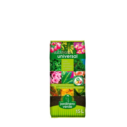 SUBSTRATO UNIVERSAL JARDINERO VERDE 15L