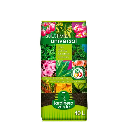 SUBSTRATO UNIVERSAL JARDINERO VERDE 40L