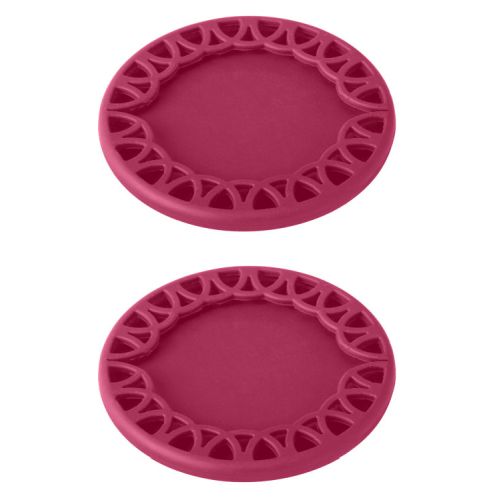 POSAVASOS SILICONA MAID GRANATE 2 UNIDADES