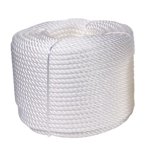 CUERDA CABLEADA POLIPROPIL 4 CABOS 5MM BLANCO 100M