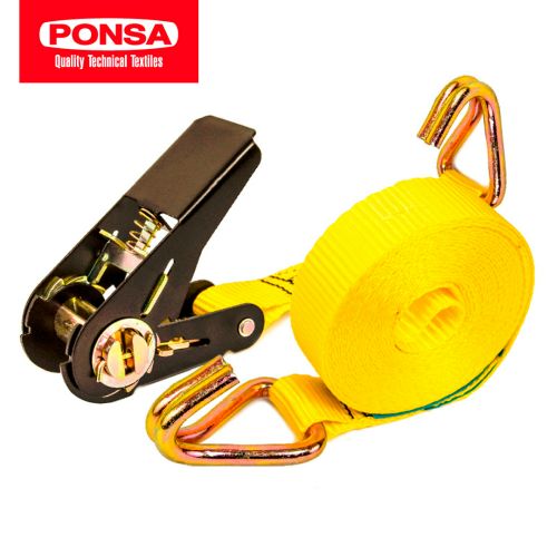 RATCHET 5M X 25MM 1T GANCHOS CERRADOS