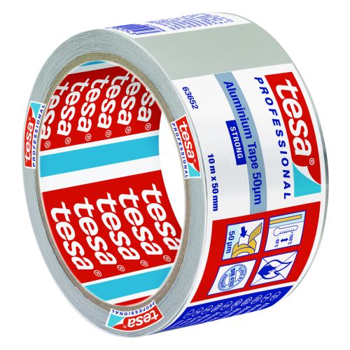 CINTA ADHESIVA ALUMINIO TAPE STRONG 10M X 50MM