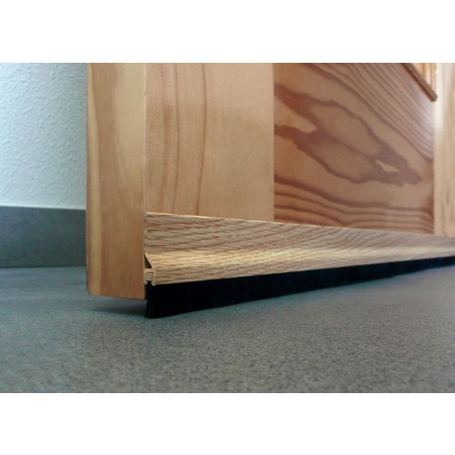 BURLETE ADHESIVO ALUMINIO FLECOS ROBLE 92CM