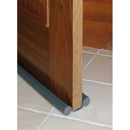 BURLETE BAJO PUERTA RODILLO GRIS 95CM