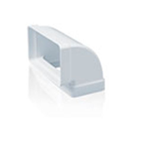 CODO RECTANGULAR VERTICAL TUBO EXTRACC. PVC 110X55