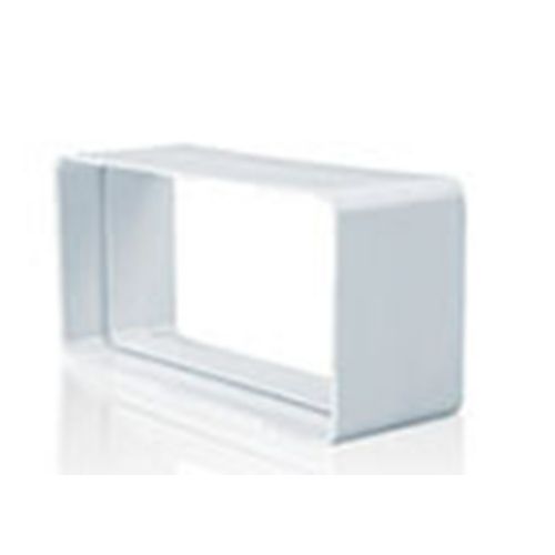 EMPALME RECTANGULAR TUBO EXTRACCION PVC 110X55MM
