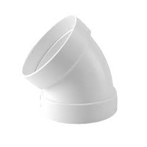 CODO ESTANCO ALUMINIO 45¦ 100 MM BLANCO