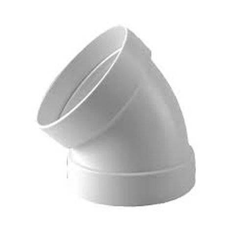 CODO ESTANCO ALUMINIO 45¦ 110 MM BLANCO